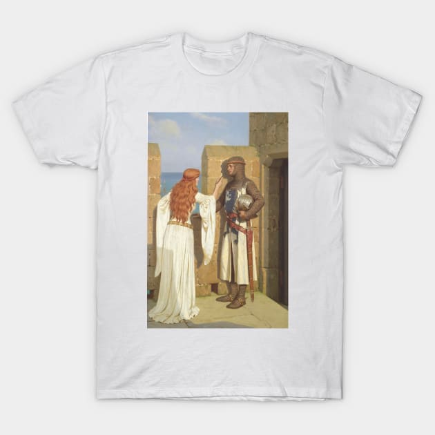 The Shadow, Edmund Blair Leighton 1909 T-Shirt by immortalpeaches